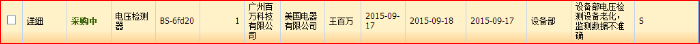 购置的四个状态，分别为“采购中”“到货”“验收”“结束”。用户可以按照购置的实时情况进行购置状态的修改操作。